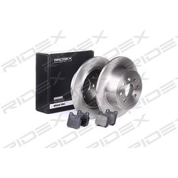 Kit de disques de frein RIDEX 3405B0141 pour VAUXHALL VECTRA RIDEX