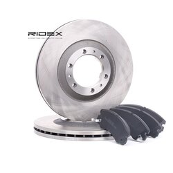 Kit de disques de frein RIDEX 3405B0142 pour VAUXHALL, ISUZU, OPEL, ACURA 47696