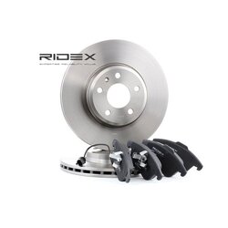 Kit de disques de frein RIDEX 3405B0143 pour AUDI 47922