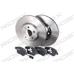 Kit de disques de frein RIDEX 3405B0143 pour AUDI 47922 RIDEX