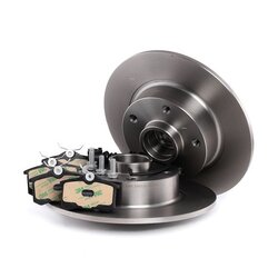 Kit de disques de frein RIDEX 3405B0144 pour RENAULT MEGANE