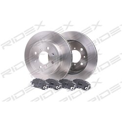 Kit de disques de frein RIDEX 3405B0145 pour SUZUKI, VAUXHALL, SUBARU 47540 RIDEX