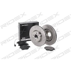 Kit de disques de frein RIDEX 3405B0153 pour FIAT, LANCIA et plus encore... RIDEX