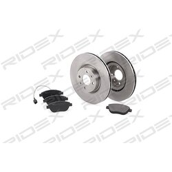 Kit de disques de frein RIDEX 3405B0153 pour FIAT, LANCIA et plus encore... RIDEX