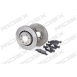 Kit de disques de frein RIDEX 3405B0154 pour VAUXHALL, DAEWOO et plus encore... RIDEX
