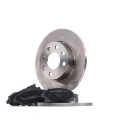 Kit de disques de frein RIDEX 3405B0156 pour VAUXHALL 47684