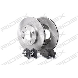 Kit de disques de frein RIDEX 3405B0187 pour SEAT, VW 47850 RIDEX