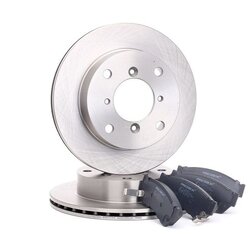 Kit de disques de frein RIDEX 3405B0190 pour SUZUKI, CHEVROLET, GEO, SUBARU 47593