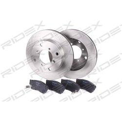 Kit de disques de frein RIDEX 3405B0190 pour SUZUKI, CHEVROLET, GEO, SUBARU 47593 RIDEX