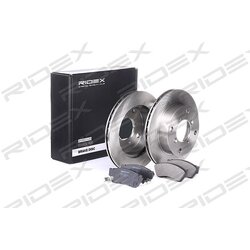 Kit de disques de frein RIDEX 3405B0190 pour SUZUKI, CHEVROLET, GEO, SUBARU 47593 RIDEX