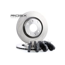 Kit de disques de frein RIDEX 3405B0191 pour CITROËN 47456