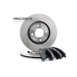 Kit de disques de frein RIDEX 3405B0192 pour CITROËN, PEUGEOT, DS, VAUXHALL