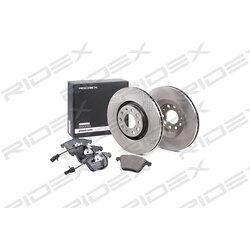 Kit de disques de frein RIDEX 3405B0193 pour AUDI, SEAT 47825HPS RIDEX