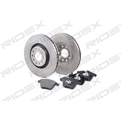 Kit de disques de frein RIDEX 3405B0193 pour AUDI, SEAT 47825HPS RIDEX