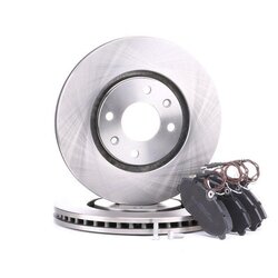 Kit de disques de frein RIDEX 3405B0195 pour PEUGEOT 406