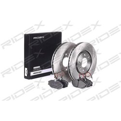 Kit de disques de frein RIDEX 3405B0195 pour PEUGEOT 406 RIDEX