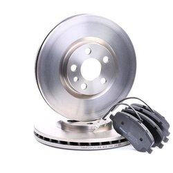 Kit de disques de frein RIDEX 3405B0196 pour PEUGEOT, CITROËN, FIAT, LANCIA 47018