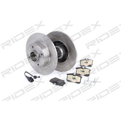Kit de disques de frein RIDEX 3405B0198 pour RENAULT, NISSAN 47141 RIDEX