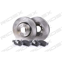Kit de disques de frein RIDEX 3405B0199 pour DACIA, RENAULT, LADA 47460 RIDEX