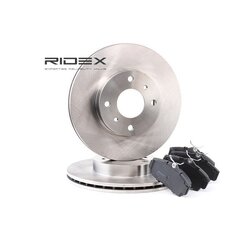 Kit de disques de frein RIDEX 3405B0200 pour NISSAN 47502