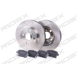 Kit de disques de frein 3405B0202 pour TOYOTA, GREAT WALL, FAW (TIANJIN), GEELY 47545 RIDEX