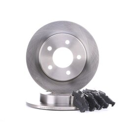 Kit de disques de frein RIDEX 3405B0206 pour MAZDA 3 47516