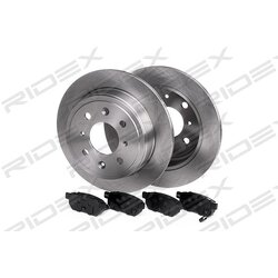 Kit de disques de frein RIDEX 3405B0208 pour ROVER, HONDA, MG, ACURA, LOTUS RIDEX