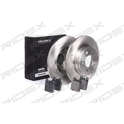 Kit de disques de frein RIDEX 3405B0210 pour Mercedes Classe E RIDEX