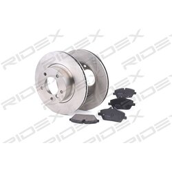 Kit de disques de frein RIDEX 3405B0212 pour BMW Série 1 RIDEX