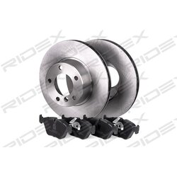 Kit de disques de frein RIDEX 3405B0219 pour BMW Série 5 RIDEX