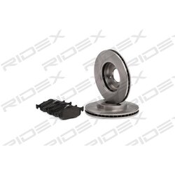 Kit de disques de frein RIDEX 3405B0341 pour FORD, FORD USA RIDEX