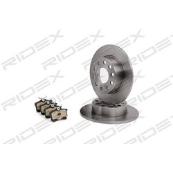 Brake Discs Kit RIDEX 3405B0344 RIDEX