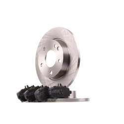 Kit de disques de frein RIDEX 3405B0350 pour Mercedes Classe A