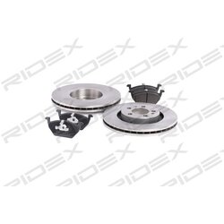 Kit de disques de frein RIDEX 3405B0358 pour VW, SKODA, SEAT et plus encore... RIDEX