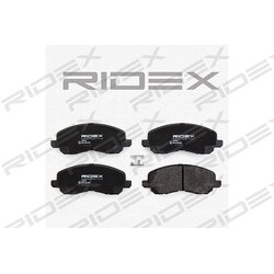 Jeu de plaquettes de frein RIDEX 402B0112 pour MITSUBISHI, JEEP et plus encore... RIDEX