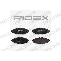 Jeu de plaquettes de frein RIDEX 402B0143 pour DAEWOO, CHEVROLET, ZAZ et plus encore... RIDEX