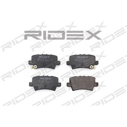 Jeu de plaquettes de frein RIDEX 402B0149 pour HONDA CIVIC 43022-SMG-E00 RIDEX