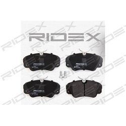 Jeu de plaquettes de frein RIDEX 402B0153 pour VAUXHALL 1605004 RIDEX