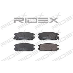 Jeu de plaquettes de frein RIDEX 402B0168 pour ISUZU, VAUXHALL et plus encore... RIDEX