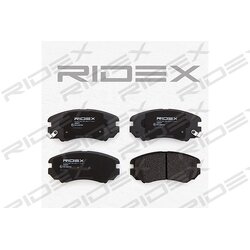Jeu de plaquettes de frein RIDEX 402B0177 pour HYUNDAI, KIA 58101-2EA21 RIDEX