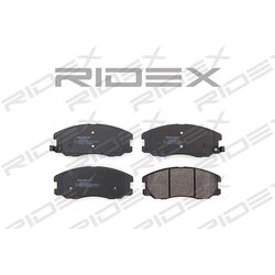 Jeu de plaquettes de frein RIDEX 402B0209 pour CHEVROLET, VAUXHALL, PONTIAC 20789468 RIDEX