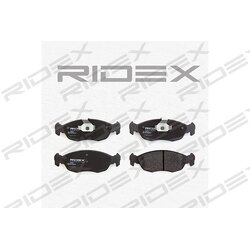 Plaquettes de frein RIDEX 402B0214 pour PEUGEOT, CITROËN 1611458480 RIDEX