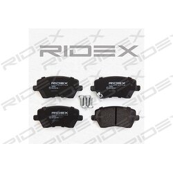 Jeu de plaquettes de frein RIDEX 402B0234 pour NISSAN, SUZUKI, DACIA et plus encore... RIDEX