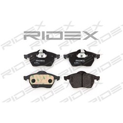 Jeu de plaquettes de frein RIDEX 402B0249 pour SAAB, VAUXHALL, CHEVROLET 09198688 RIDEX