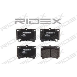 Plaquettes de frein RIDEX 402B0256 pour MAZDA, KIA 1U05 33 28Z RIDEX