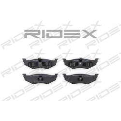 Jeu de plaquettes de frein RIDEX 402B0261 pour CHRYSLER, DODGE, PLYMOUTH 05011630AA RIDEX