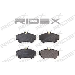 Jeu de plaquettes de frein RIDEX 402B0286 pour CHRYSLER, DODGE 05017 857AA RIDEX