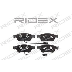 Plaquettes de frein RIDEX 402B0302 pour AUDI,VW 4D0698151AB RIDEX