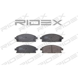 Jeu de plaquettes de frein 402B0373 pour NISSAN, ACURA, INFINITI, HONDA 06450SJK010 RIDEX