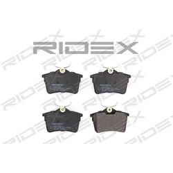 Plaquettes de frein RIDEX 402B0383 pour PEUGEOT, CITROËN 16 085 204 80 RIDEX